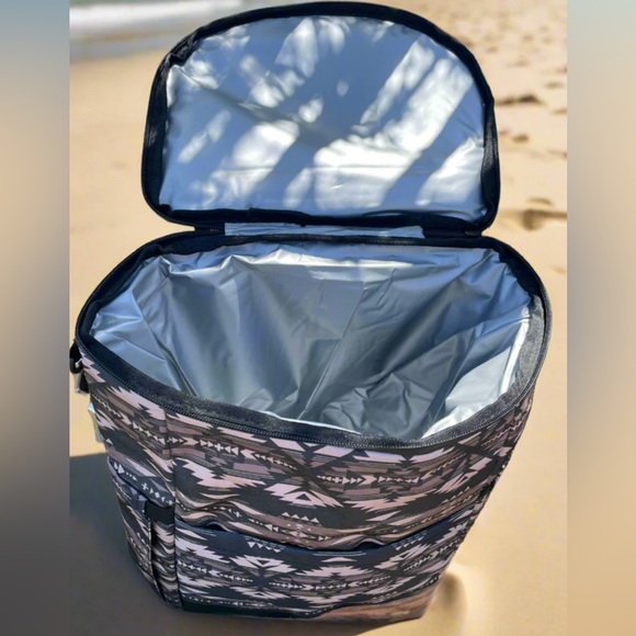 DOWNTOWN DENVER * COOLER BACKPACK *  ZIP CLOSURE * BOTTLE OPENER KEY CHAIN * NWT - Picture 6 of 6